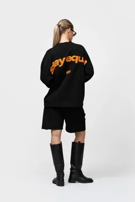 Equalité Stay Equal Longsleeve Dames Zwart/Oranje PRE-ORDER Begin April - Maat XS - Kleur: ZwartOranje | Soccerfanshop