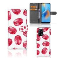 OPPO A74 4G | Book Cover | Pink Macarons