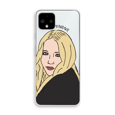 Mary Kate: Pixel 4 Transparant Hoesje