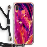 Phoenix: Samsung Galaxy A20e Transparant Hoesje met koord