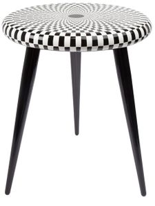 Fornasetti 3 legged stool - Noir