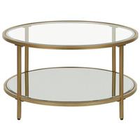 Beliani - BIRNEY - Salontafel - Goud - Veiligheidsglas