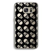 Musketon Skulls: Samsung Galaxy S7 Transparant Hoesje - thumbnail