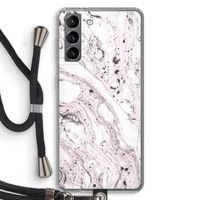 Mengelmoes: Samsung Galaxy S21 Transparant Hoesje met koord