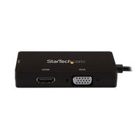 StarTech.com USB-C multiport adapter 4K 30 Hz 3-in-1 USB C naar HDMI, DVI of VGA - thumbnail