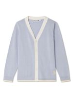 Bonpoint cardigan Fabiano en coton - Bleu - thumbnail