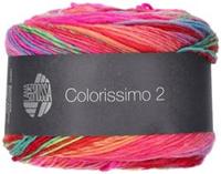 Lana Grossa Colorissimo 2 108 lilac/neon pink/neon fuchsia/subtle green/subtle yellow/red