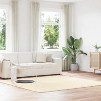 Hoogpolig vloerkleed NAVARRA 240x240 cm polyester crmekleurig