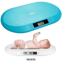 Prestara - Digitale Blauwe Weegschaal voor Baby's en Huisdieren - Tot 20 kg, Nauwkeurig en Gebruiksvriendelijk