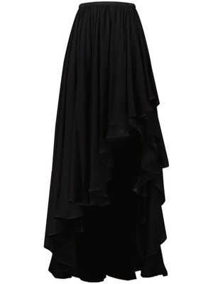 Giambattista Valli jupe à design asymétrique - Noir