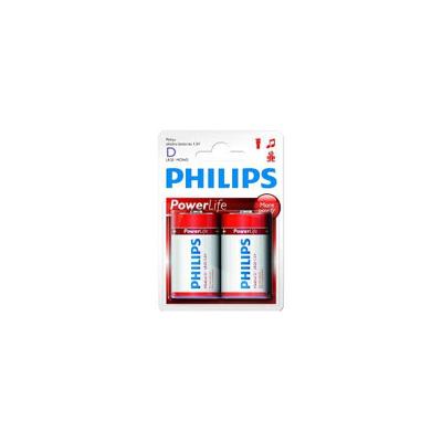 Philips LR20 D Powerlife batterijen - 8x stuks - grote batterijen - long lasting