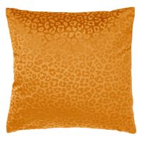 Dutch Decor - CHESSY - Sierkussen met dierenprint 45x45 cm Golden Glow - geel