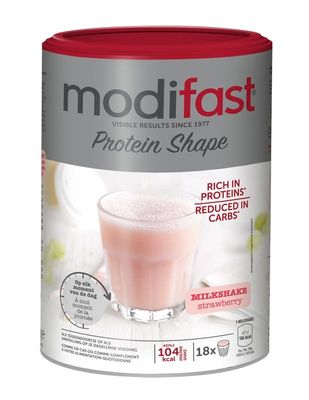 Modifast Protein shape milkshake aardbei (540 gr)