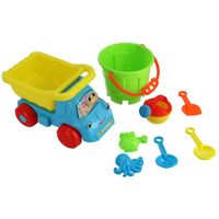 Gerimport Strandset Met Vrachtwagen Junior 30 X 24 Cm 8-delig - thumbnail