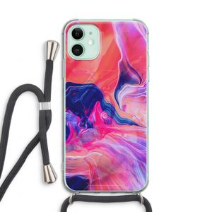 Earth And Ocean: iPhone 11 Transparant Hoesje met koord
