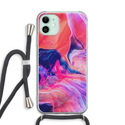 Earth And Ocean: iPhone 11 Transparant Hoesje met koord