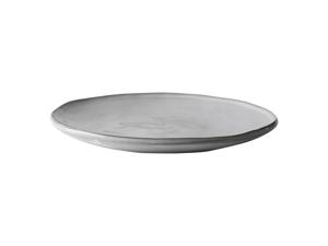Dutch Rose Organic bord 26,5cm grijs 4st