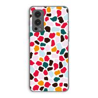 Colored Giraffe: OnePlus Nord 2 5G Transparant Hoesje