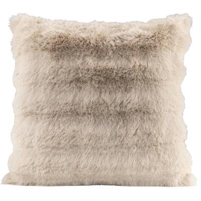2e Halve Prijs Leen Bakker - Sierkussen Donnie - Zand - 45x45 Cm - Polyester - Beige - 10x45x45 Cm