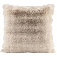 2e Halve Prijs Leen Bakker - Sierkussen Donnie - Zand - 45x45 Cm - Polyester - Beige - 10x45x45 Cm