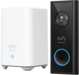 Anker Eufy Video Deurbel 2K + HomeBase 2 Slimme deurbel Zwart