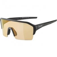 Alpina Sports RAM HR Q-LITE V Sportbril voor rennen Unisex Semi-randloos Zwart