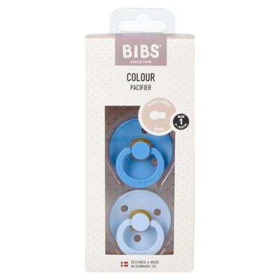 Bibs 1 Fopspeen Duo Sky Blue&baby Blue