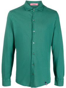 Drumohr long-sleeve cotton shirt - Vert