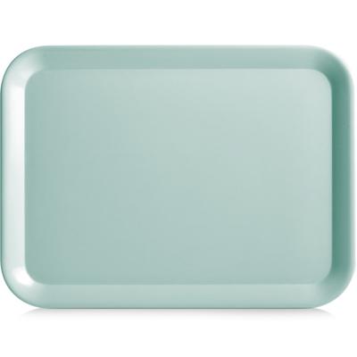 Zeller Dienblad - aqua blauw - kunststof - 44 x 32 cm - rechthoekig