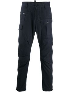 DSQUARED2 pantalon slim à poches cargo - Noir