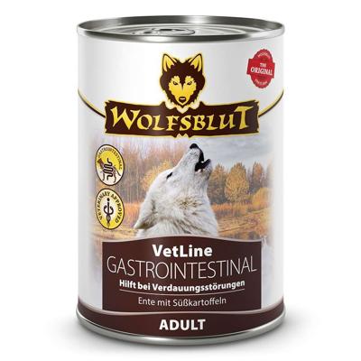WOLFSBLUT VetLine Gastrointestinal Eend - natvoer voor honden - 395 g