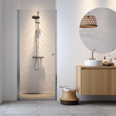 Sealskin Hooked draaideur 100x200cm voor nis 6mm veiligheidsglas chroom CCX201006265100