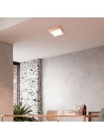 Home sweet home ska LED plafondlamp vierkant ↔ 22,5 cm koper - thumbnail
