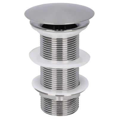 Differnz afvoerplug always open | L | mat chroom | 72mm