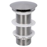 Differnz afvoerplug always open | L | mat chroom | 72mm
