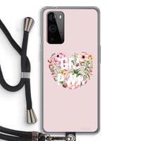 GRL PWR Flower: OnePlus 9 Pro Transparant Hoesje met koord