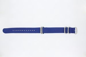 Horlogeband Universeel 409.05.22 Textiel Blauw 22mm