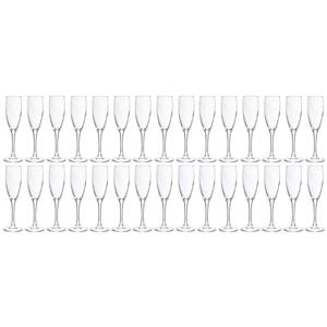 Cosy & Trendy Champagneglazen - 30x stuks - glas - 190 ml - Flutes