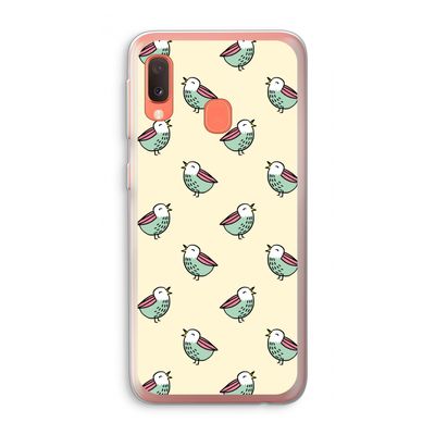 Vogeltjes: Samsung Galaxy A20e Transparant Hoesje