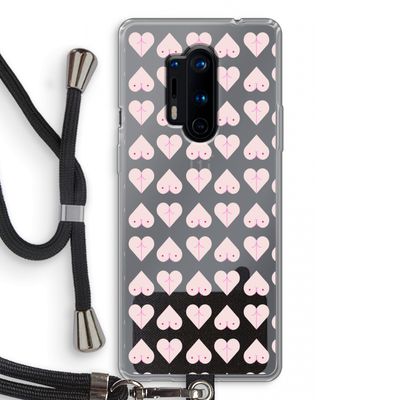 Ass 'n Titties: OnePlus 8 Pro Transparant Hoesje met koord