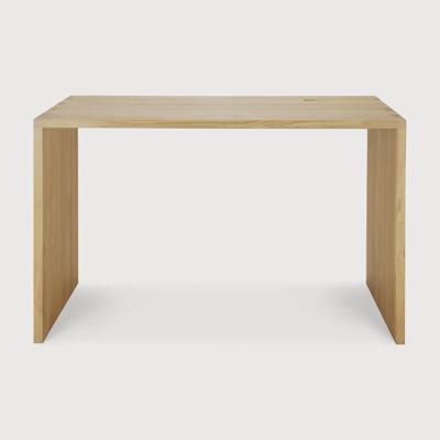 Ethnicraft Bureau 'U' Gevernist Eikenhout, 140 x 70cm, kleur Naturel