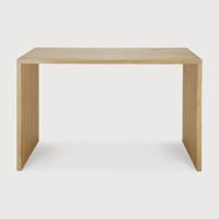 Ethnicraft Bureau 'U' Gevernist Eikenhout, 140 x 70cm, kleur Naturel