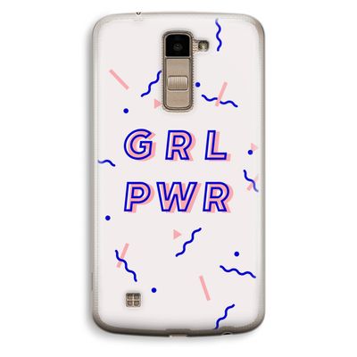 GRL PWR: LG K10 (2016) Transparant Hoesje