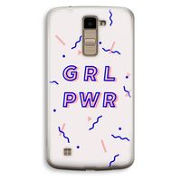 GRL PWR: LG K10 (2016) Transparant Hoesje