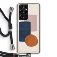 Geo #3: Samsung Galaxy S21 Ultra Transparant Hoesje met koord