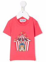 Moschino Kids t-shirt à imprimé graphique - Rose