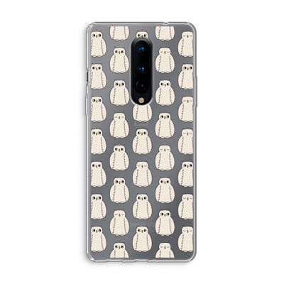 Uilen: OnePlus 8 Transparant Hoesje