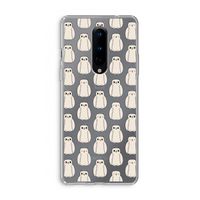 Uilen: OnePlus 8 Transparant Hoesje