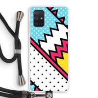 Pop Art #2: Samsung Galaxy A71 Transparant Hoesje met koord