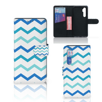 Xiaomi Mi Note 10 Lite Telefoon Hoesje Zigzag Blauw